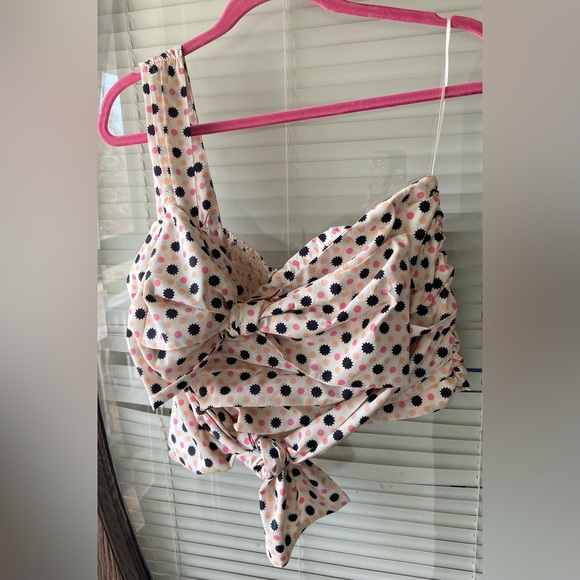 Anthropologie Maeve Bow Tie One Shoulder Tank - Picture 2 of 4